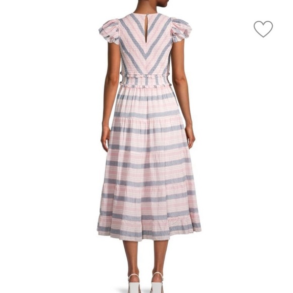 NWT Saylor Alanna Striped Fit & Flare Dress - size XS - Picture 2 of 7